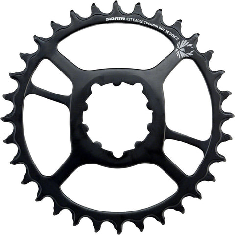 SRAM CHAIN RING X-SYNC 2 STEEL DIRECT MOUNT 3MM OFFSET BOOST EAGLE: BLACK 30T