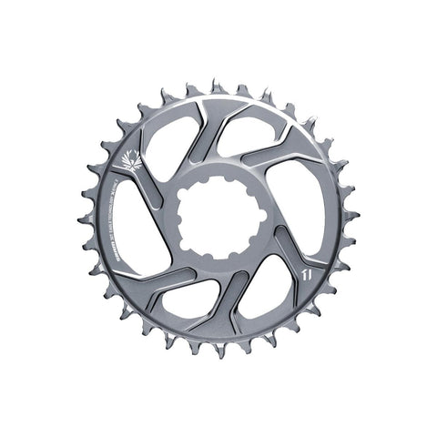 SRAM CHAIN RING X-SYNC 2 DIRECT MOUNT 6MM OFFSET EAGLE: POLAR GREY 32T