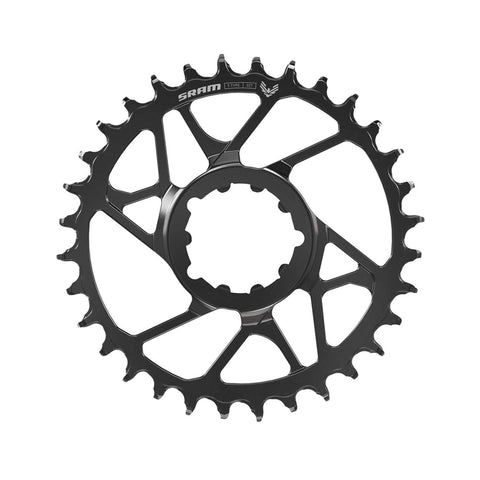 SRAM Chain Ring T-TYPE Eagle Steel Direct Mount 3mm Offset Eagle (including 3 bolts) Black - Eagle 70:  34T