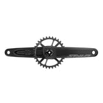 TRUVATIV CRANK STYLO 6K ALUMINUM EAGLE DUB 12S 175 W DIRECTMOUNT 32T X-SYNC 2 CHAINRING BLACK (DUB CUPS/BEARINGS NOT INCLUDED): BLACK 175MM