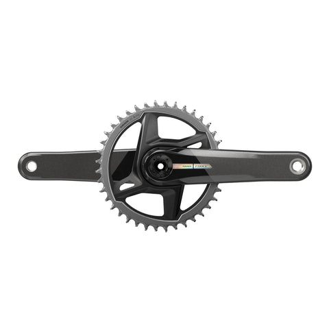 SRAM FORCE D2 CRANKSET 1X DUB DIRECT MOUNT 40T (BB NOT INCLUDED) 2023: UNICORN GREY WITH LASER FOIL 175MM