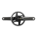 SRAM FORCE D2 CRANKSET 1X WIDE DUB DIRECT MOUNT 40T (BB NOT INCLUDED) 2023: UNICORN GREY WITH LASER FOIL 172.5MM