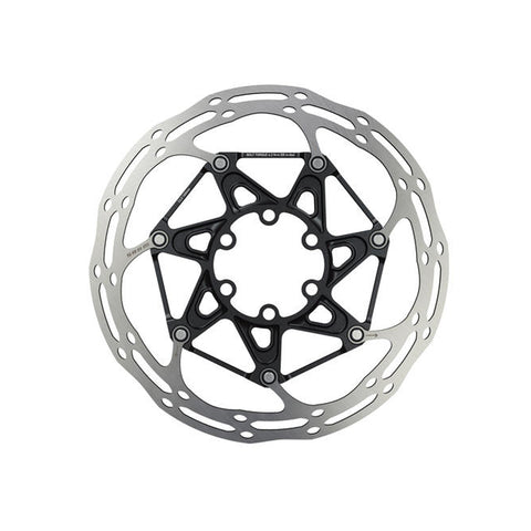 Rotor Centerline 2 Piece 160mm Black (includes Ti rotor bolts): BLACK 160MM