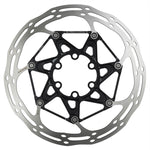 SRAM Rotor Centerline 2 Piece (Includes Steel Rotor Bolts) Rounded - 6 bolt: BLACK 160MM