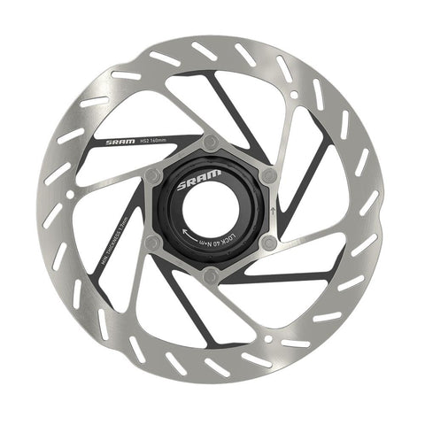 SRAM Rotor - HS2 Center Lock (Includes Lockring) Rounded:  180MM