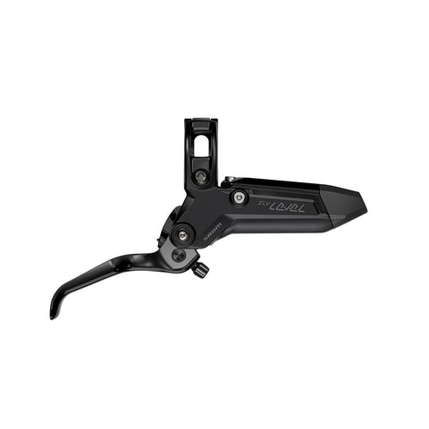 SRAM DISC BRAKE LEVEL SILVER STEALTH 2 PISTON - ALUMINUM LEVER, STAINLESS HARDWARE, REACH ADJ, REAR HOSE (INCLUDES MMX CLAMP, ROTOR/BRACKET SOLD SEPARATELY) C1: BLACK ANO 2000MM