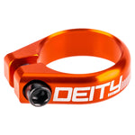DEITY CIRCUIT SEATPOST CLAMP: ORANGE 34.9MM