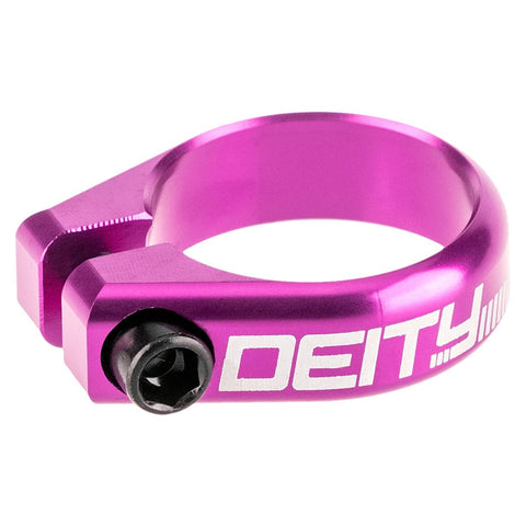 DEITY CIRCUIT Seatpost Clamp: PURPLE 38.6MM
