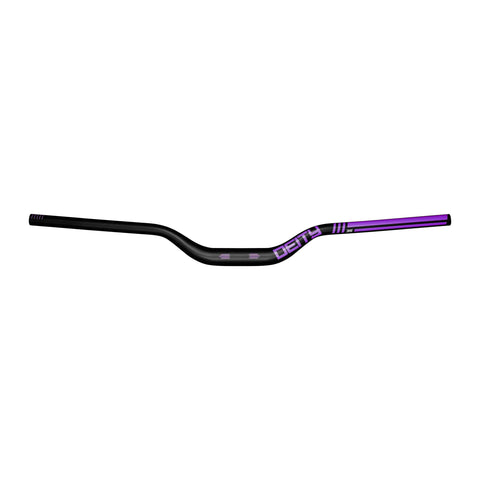 DEITY HIGHSIDE 800 Aluminium Handlebar 35mm Bore, 50mm Rise: PURPLE 800MM