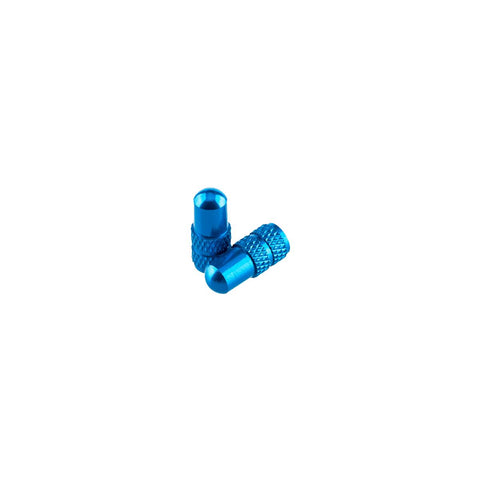 DEITY Presta Valve Caps: BLUE
