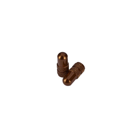 DEITY Presta Valve Caps: BRONZE