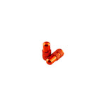 DEITY Presta Valve Caps: ORANGE