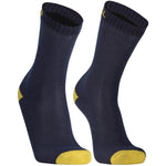 Dexshell - Ultra Thin Crew Socks  Navy Lime Yellow - M