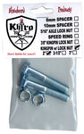 KHIRO DIAMOND KINGPIN SET 2" - GRADE 8 ZINC
