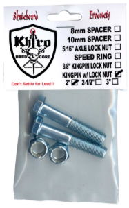 KHIRO DIAMOND KINGPIN SET 2" - GRADE 8 ZINC