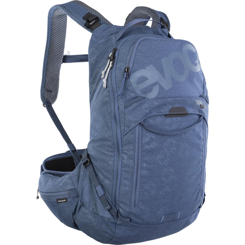 EVOC Trail Pro Protector Backpack 16L 2024: DENIM L/XL