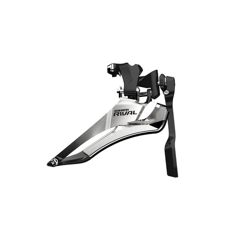 SRAM RIVAL22 FRONT DERAILLEUR YAW BRAZE-ON WITH CHAIN SPOTTER: