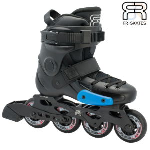 FR SKATES - FR J ADJUSTABLE BLACK - SIZE 32-34