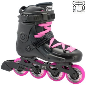 FR SKATES - FRW 80 BLACK/PINK - SIZE 35