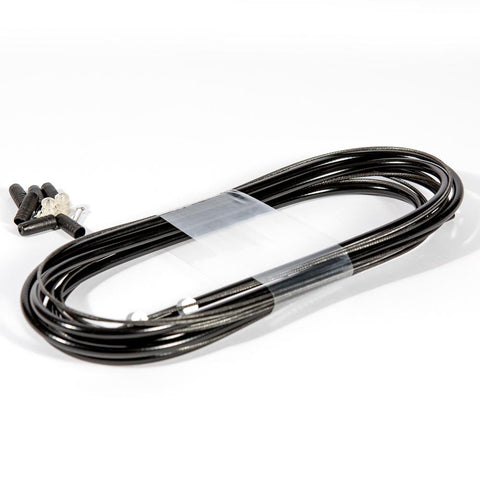 Powerglide Sport CableColoured Cable with Black Plastic Ferrules White, Blue or Red.