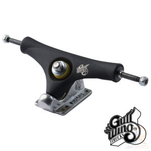 GULLWING STALKER 9.5" 50` TRUCK - BLACK RUBBER/RAW (Unit)