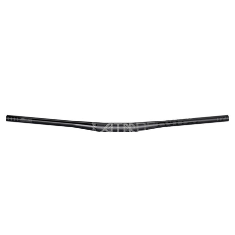 TRUVATIV ATMOS 7K HANDLEBAR, 31.8MM, 760MM WIDE A1: BEAD BLAST BLACK WITH SLATE LOGOS 0MM RISE