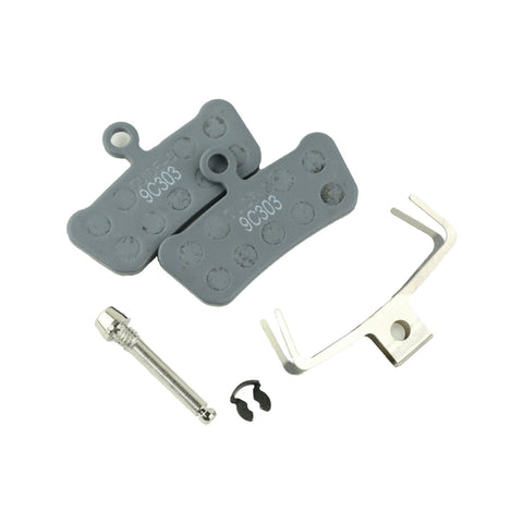 SRAM Disc Brake Pads - Medium Organic/Steel (Powerful) - Trail/Guide/G2/Level 4 Piston - OE MTB Pad: