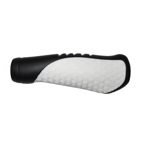 SRAM COMFORT GRIPS BLACK/WHITE 133MM: