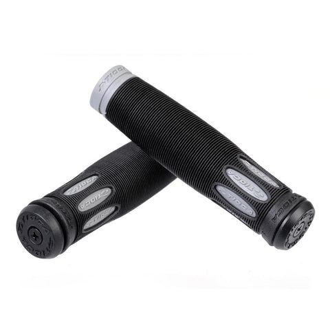 Mushy GripsDual density ribbed grips