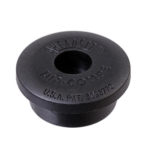 Aheadset Top Cap Original Plastic type.Black w bolt & star nut.