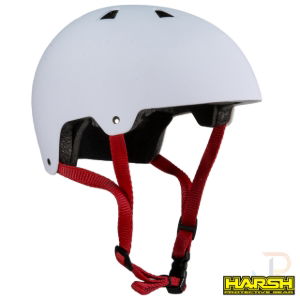 HARSH ABS HELMET - WHITE - MEDIUM (55 - 58CM)