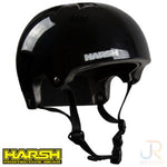 HARSH PRO EPS HELMET - BLACK GLOSS - LARGE 58 - 62CM