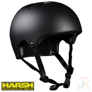 HARSH PRO EPS HELMET - MATT BLACK - X/SMALL 48 - 50CM