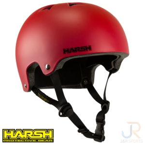 HARSH PRO EPS HELMET - RED MATT - SMALL 51 - 55CM