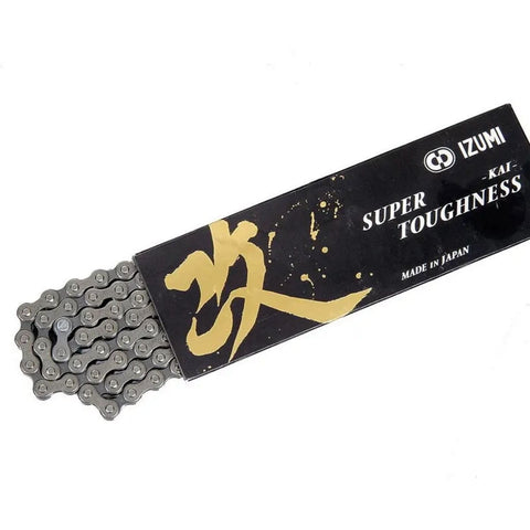 Izumi Super Tough Kai 1/8 Chain x 106 Links: SILVER