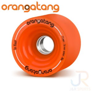 ORANGATANG RACE WHEELS "IN HEAT" ORANGE 75mm 80a (Set 4)