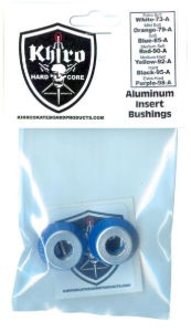 KHIRO INSERT BUSHING ALU SET - BLUE 85A