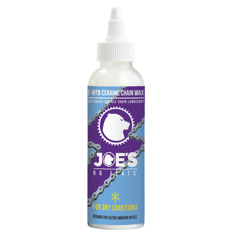 Joe's No Flats E-Mtb Ceramic Chain Wax Dry Condition (Drop) 125ml Bottle:  125ML
