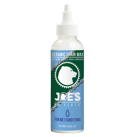Joe's No Flats Ceramic Chain Wax Wet Condition (Drop) 125ml Bottle:  125ML