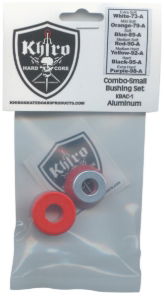 KHIRO KBAC1 BUSHINGS (ALU) - RED 90A