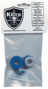 KHIRO KBAC2 RACE BUSHINGS (ALU) - BLUE 85A