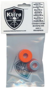 KHIRO KBAC2 RACE BUSHINGS (ALU) - ORANGE 79A