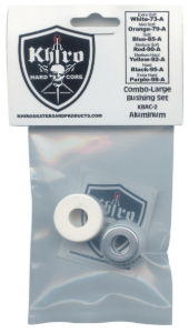 KHIRO KBAC2 RACE BUSHINGS (ALU) - WHITE 73A