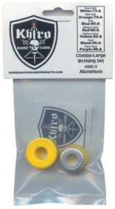 KHIRO KBAC2 RACE BUSHINGS (ALU) - YELLOW 92A
