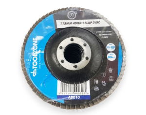 TOOLZONE  41/2 FLAP DISC 40 GRIT"