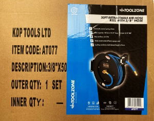 T/Z 3/8 IN X 50FT RET.AIR HOSE ON REEL