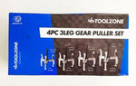 TZ 4PC QU. 3 LEG GEAR PULLERS 3/4/6/8 IN