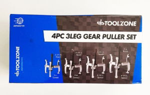 TZ 4PC QU. 3 LEG GEAR PULLERS 3/4/6/8 IN
