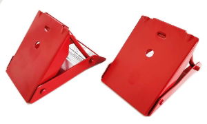 TOOLZONE STEEL SAFETY WHEEL CHOCKS