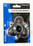 TOOLZONE 3 LEG OIL FILTER WRENCH DUAL DR
